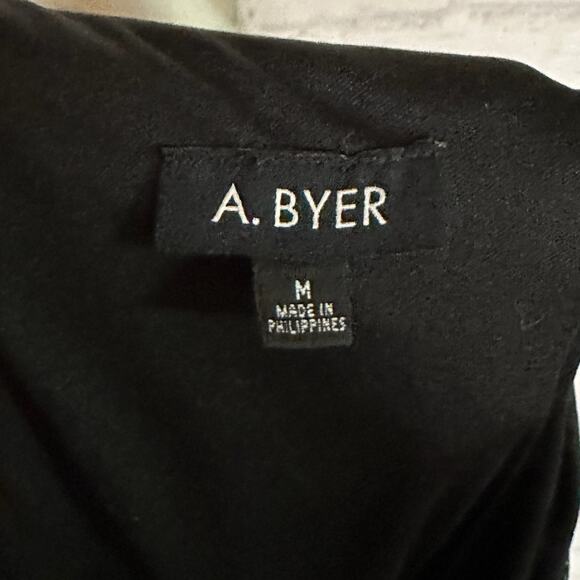 A. Byer Multi-colored Patterned Knee Length Dress with Belt, Medium, Pre-owned - Picture 5 of 7